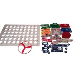 Elenco Snap Circuits Base Grid and Parts lot of 28 pieces